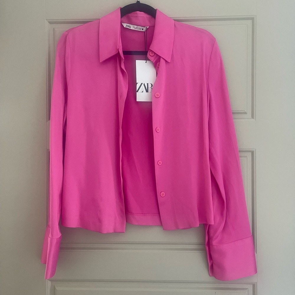 Zara button up size small